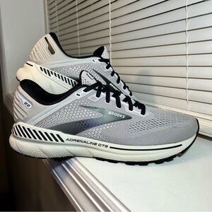 Brooks Adrenaline GTS 22 Black Grey Running Shoes 1103661D012 Men’s Size 9.5 D